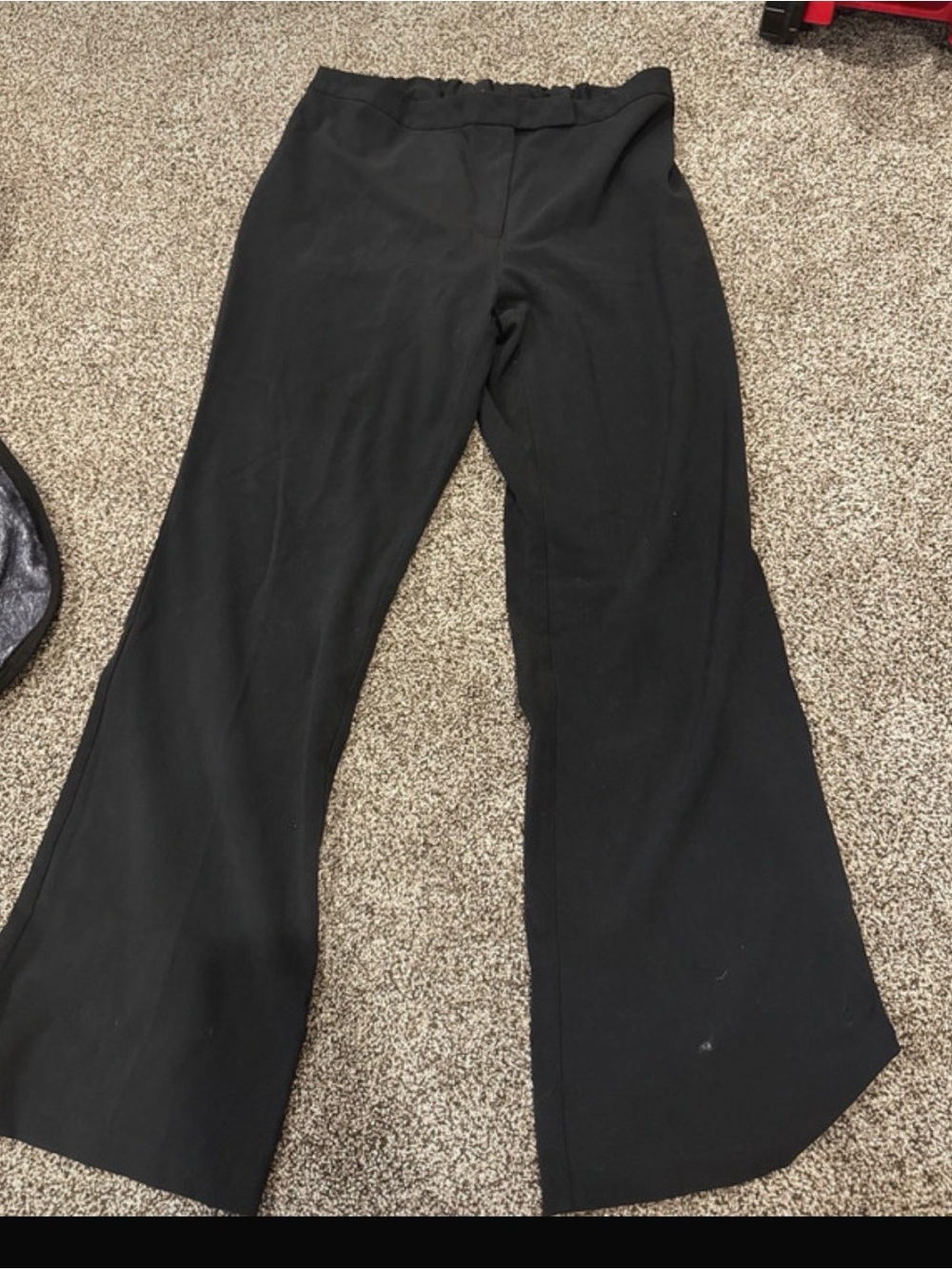 Liz Lange Black Boot-Cut Pull-On Pants